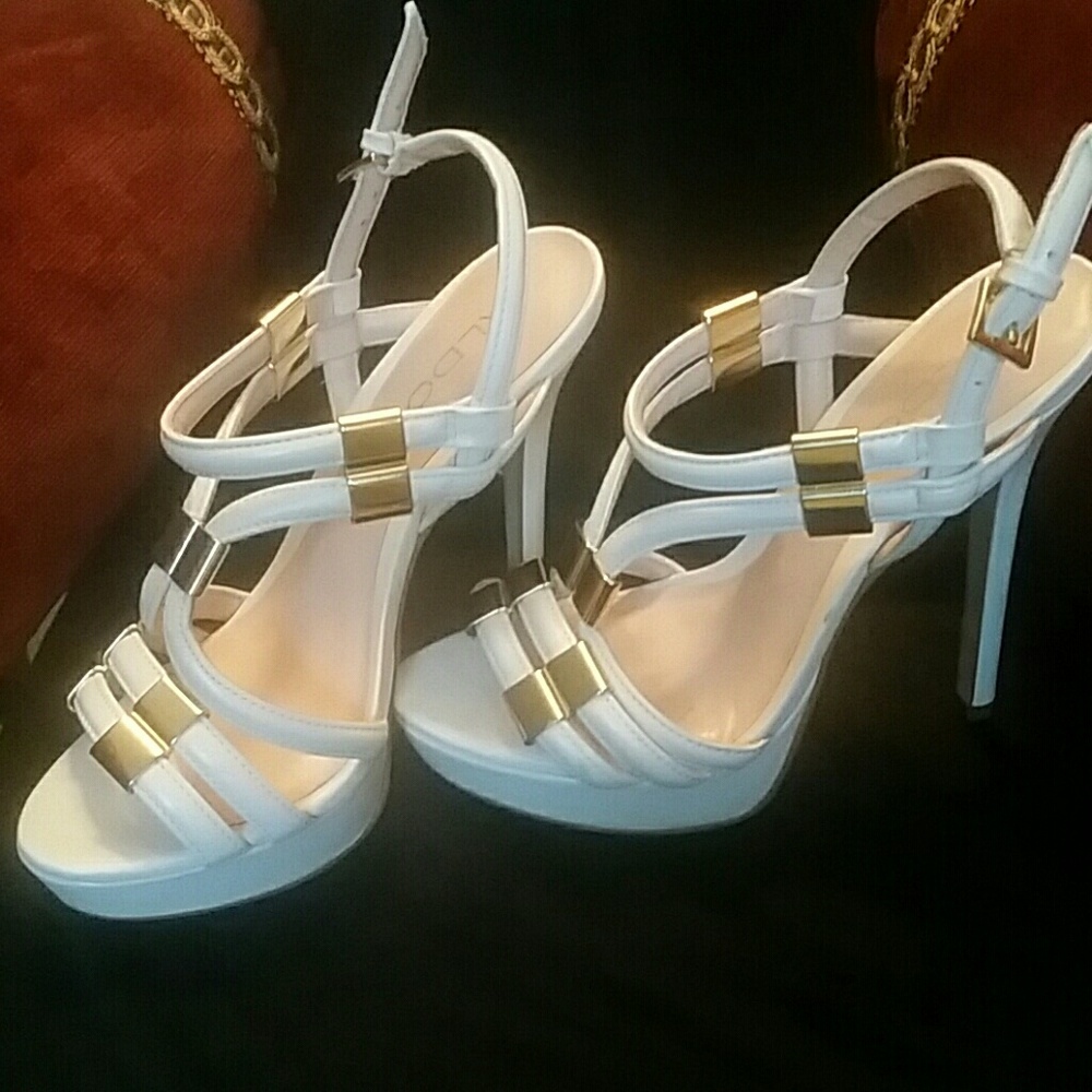 High heeled sandals